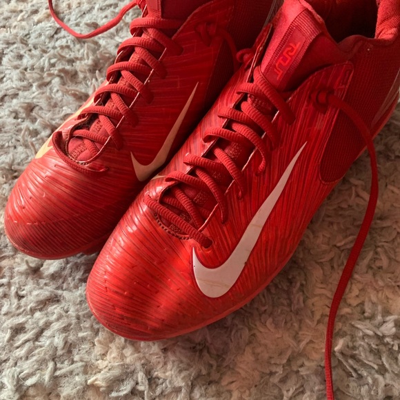 Men’s Nike Mike Trout Baseball Cleats in Red size 10.5 - Picture 2 of 4